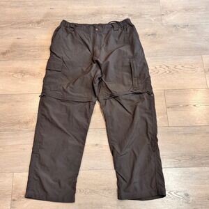 Canyon Creek Mens Convertible Zip Off Cargo Pants Gray XLarge XL Hiking Outdoor